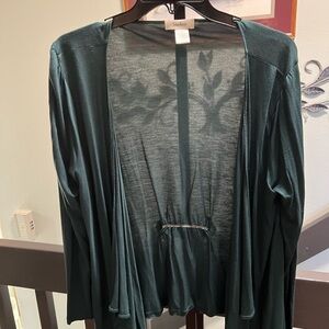 Neiman Marcus Forest Green Cardigan#290